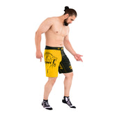 Roar Bjj Nogi Compression Grappling fight Workout Sublimated Shorts With Phone Pocket For Men